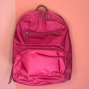 Hot Pink Tumi Backpack